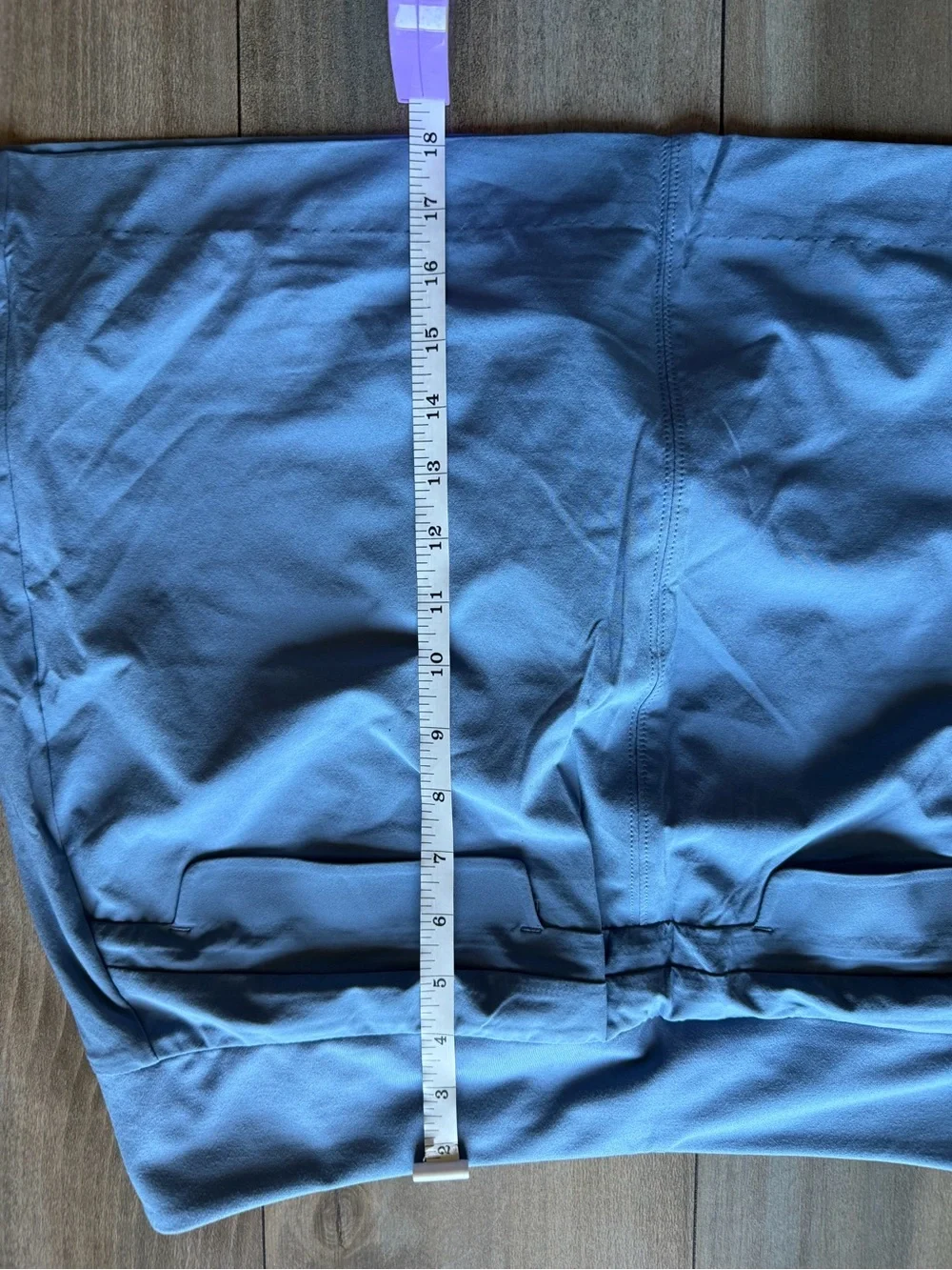 Athleta Light Blue Athletic Skort with Zip Pockets - Picture 11 of 16